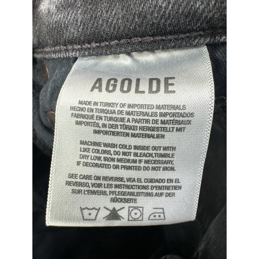 AGOLDE 90s Jean. Size 27 X 29 Vintage Black Women's Jeans - Picture 4 of 10